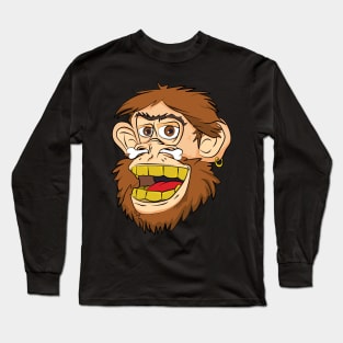 Caveman Head Long Sleeve T-Shirt